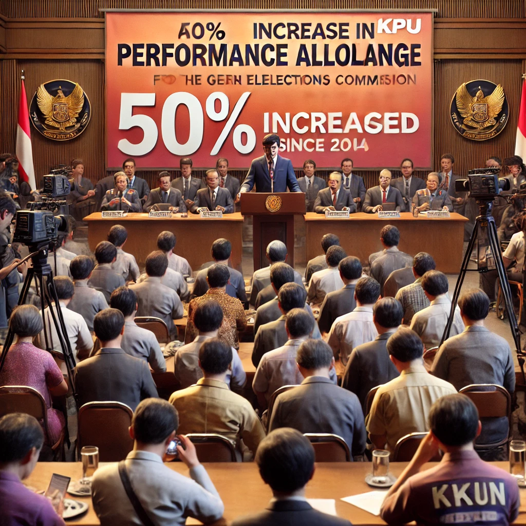 Jokowi Umumkan Kenaikan> Tukin KPU 50%